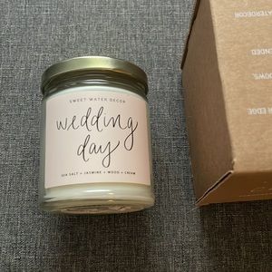 “Wedding Day” candle - New!